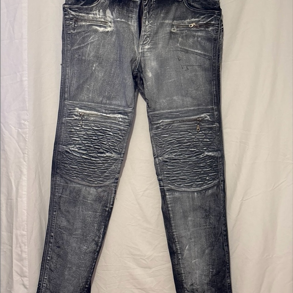 Robin's Jean Distressed Black Skinny Jeans